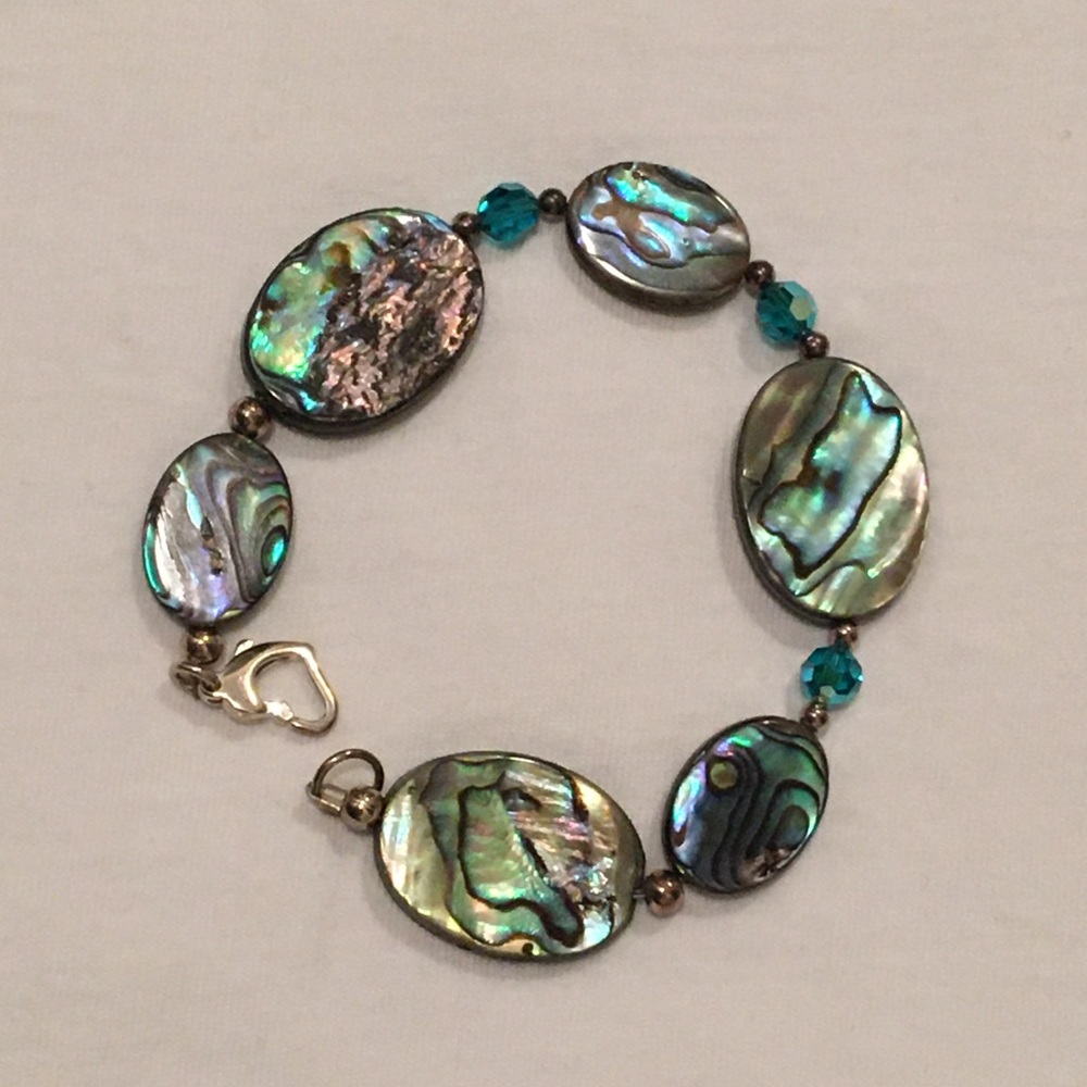 Gorgeous Abalone Paua Shell Bracelet - image 1